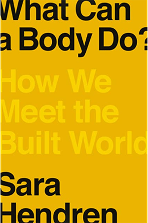 book cover for what can a body do with black bold text on a bright yellow background